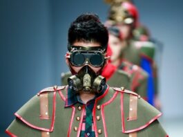 Gas Masks Hit The Runway