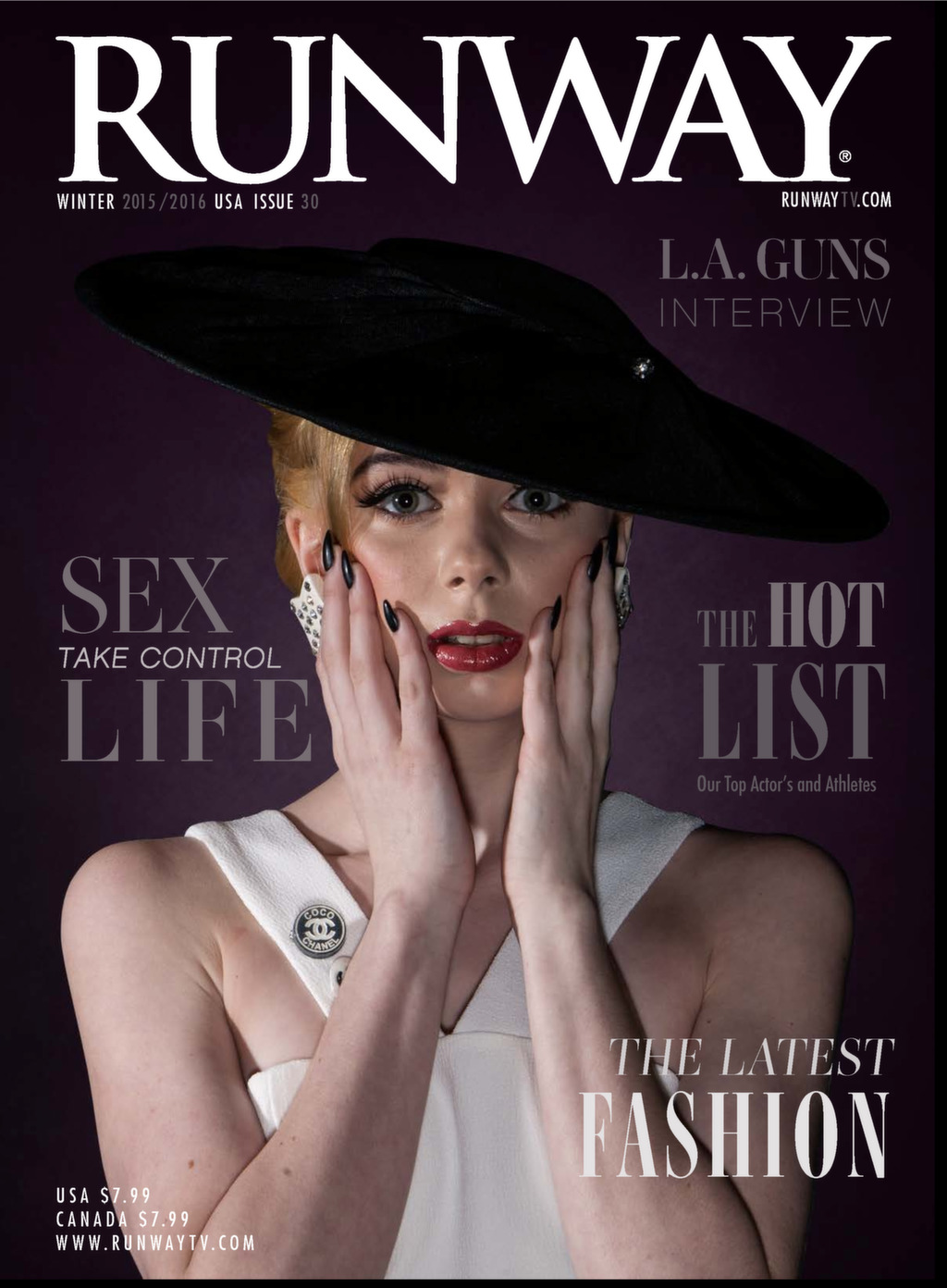 runway magazine cover