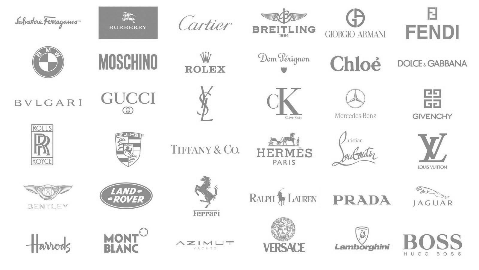 Luxury Brand Logos 