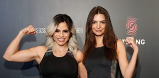 Emily Ratajkowski attended a STRONG by Zumba high-intensity workout