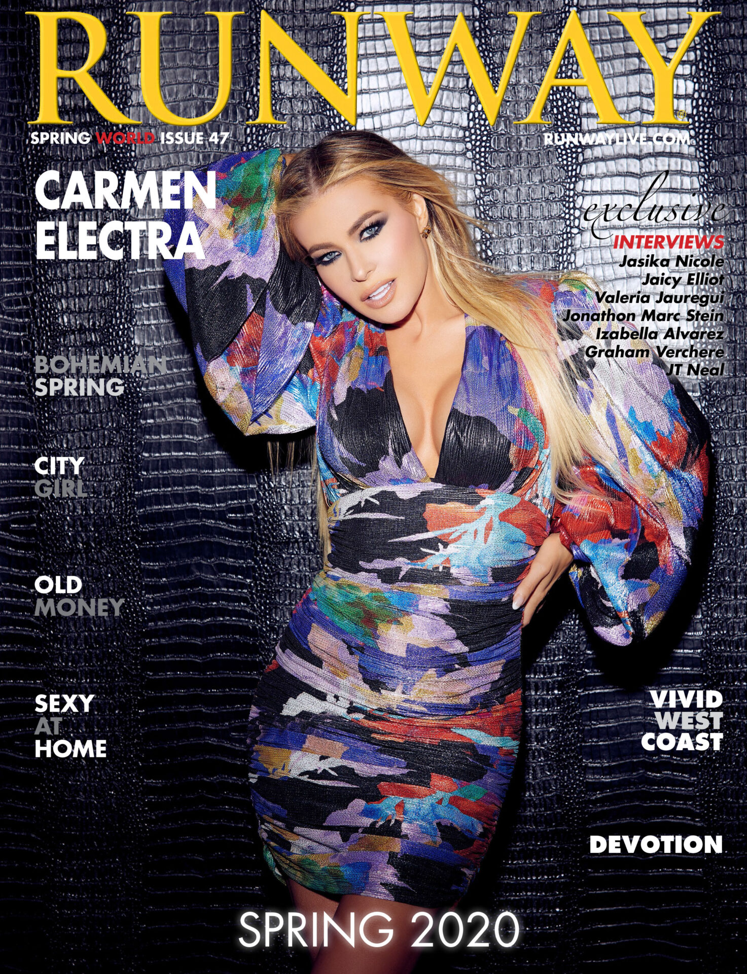 Runway-Magazine-Spring-2020 Runway Magazine Spring 202 with cover Carmen Electra