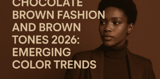 Chocolate Brown Fashion and Brown Tones 2026 Illustration of Chocolate Brown Fashion and Brown Tones 2026: Emerging Color Trends