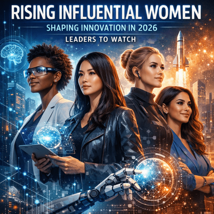 influential women in tech illustration for Rising Influential Women Shaping Innovation in 2026: Leaders to Watch