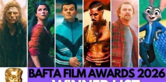 BAFTA Film Awards 2026: The Full List of Winners BAFTA Film Awards 2026: The Full List of Winners