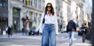 Wide-Leg Cropped Jeans Are Back