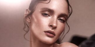 Rare Beauty’s New Matte Foundation Is Becoming Sephora’s Biggest Makeup Review Story Model wearing soft matte complexion makeup inspired by Rare Beauty’s new longwear foundation