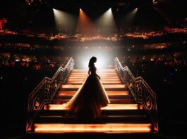 American Music Awards 2026 Red Carpet and Performances Dominate Entertainment Headlines Glamorous celebrity in dramatic gown on the AMAs 2026 red carpet at the MGM Grand Garden Arena in Las Vegas representing the music awards show's biggest entertainment night