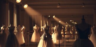 Why Luxury Fashion Brands Are Obsessed With Ballet Again Ballet luxury fashion inspired couture silhouettes inside an elegant rehearsal studio