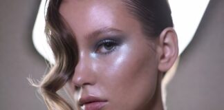 e.l.f. Halo Glow Review: Why the Viral Charlotte Tilbury Dupe Still Dominates Beauty in 2026 Model with radiant dewy skin wearing luminous makeup inspired by e.l.f. Halo Glow Liquid Filter