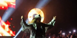 Ella Langley performing during her viral 2026 country music tour opening