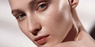 Hailey Bieber’s Rhode ‘Glazing Milk’ Sells Out Again—Is This the Hydration Serum Worth the Hype? Model with glowing hydrated skin inspired by Rhode Glazing Milk serum