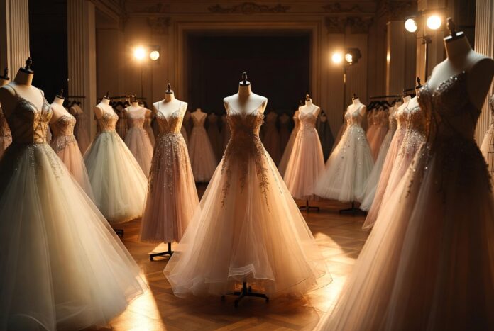 Valentino Ballet-Inspired Couture Presentation Ballet-inspired couture gowns featured during Valentino runway show presentation.