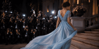 Barbara Palvin’s Romantic Glamour Is Becoming One of Fashion’s Biggest Obsessions Barbara Palvin in a powder blue Miu Miu gown at the Cannes 2026 Film Festival red carpet.