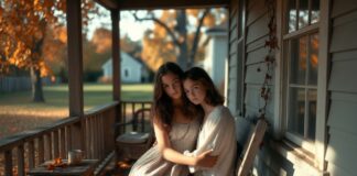 Brianne Howey and Antonia Gentry as Georgia and Ginny in the Netflix drama Ginny & Georgia