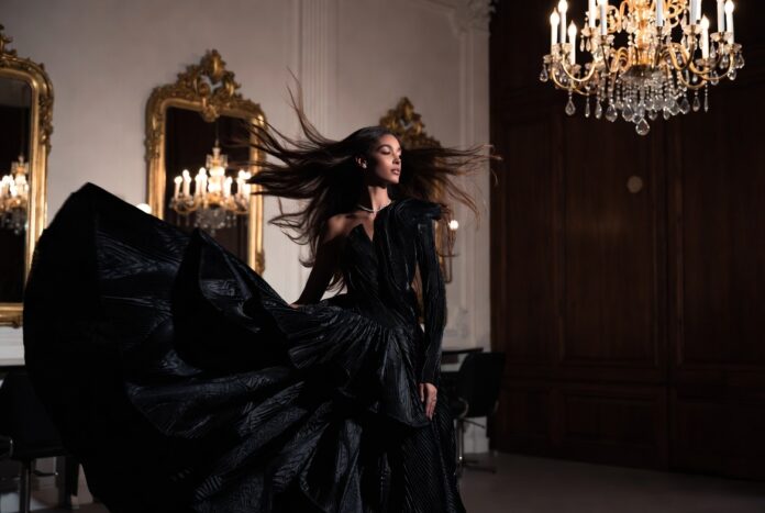 Luxury editorial portrait inspired by Naomi Campbell's timeless supermodel legacy.
