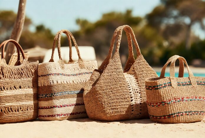 Raffia Bags 2026 — The Woven Handbag Trend Dominating Summer Shopping Lists raffia bags summer handbags 2026 woven tote bags designer raffia bags basket bag trend vacation accessories Loewe basket bag summer tote bags luxury summer bags straw handbags designer handbags summer shopping trends fashion accessories travel handbags woven handbags resort fashion accessories most popular summer bags luxury accessories trend viral handbags.