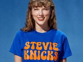 Taylor Swift’s Viral Knicks Shirt Proves Personalized Fashion Is Winning Taylor Swift Knicks shirt Stevie Knicks shirt viral celebrity fashion custom graphic tee DIY fashion trend fan merchandise personalized fashion celebrity street style Taylor Swift outfit viral fashion moment sports fashion trend custom clothing trend fashion personalization celebrity style news sports fan apparel custom fashion trend celebrity fashion 2026.
