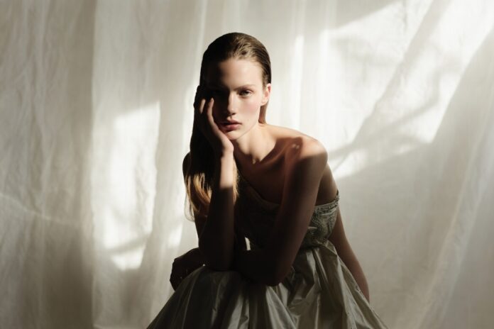 Mona Tougaard Vogue Italia June 2026 — The Editorial Model Career That Is Defining Fashion's Most Significant Cover Run Introspective editorial fashion image evoking the editorial photography aesthetic of Mona Tougaard's Vogue Italia June 2026 cover by Malick Bodian styled by Tonne Goodman representing the luxury runway model career of the Danish model as fashion editorial star of 2026