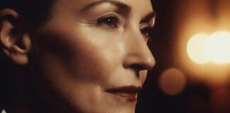 Naomi Watts Blurred Lip Makes French Beauty Feel Ageless Soft-focus red lipstick with luminous skin in a refined Paris couture beauty setting