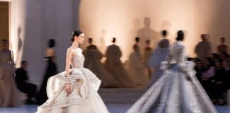 Paris Haute Couture Week 2026 Brings the Season’s Biggest Designer Debuts Dramatic Paris couture runway scene with sculptural gowns and luxury salon lighting